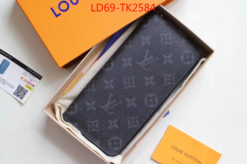 LV Bags(TOP)-Wallet,ID: TK2584,$:69USD