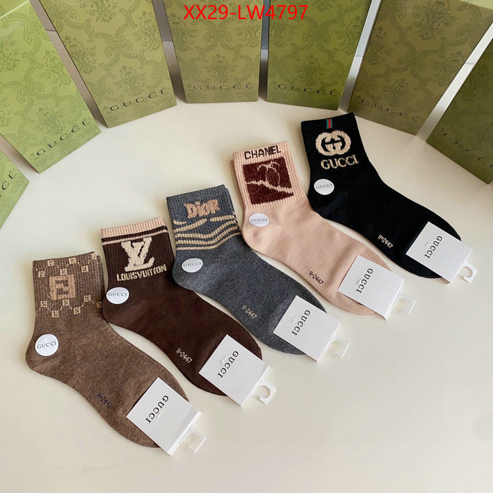 Sock-Gucci,best quality designer , ID: LW4797,$: 29USD