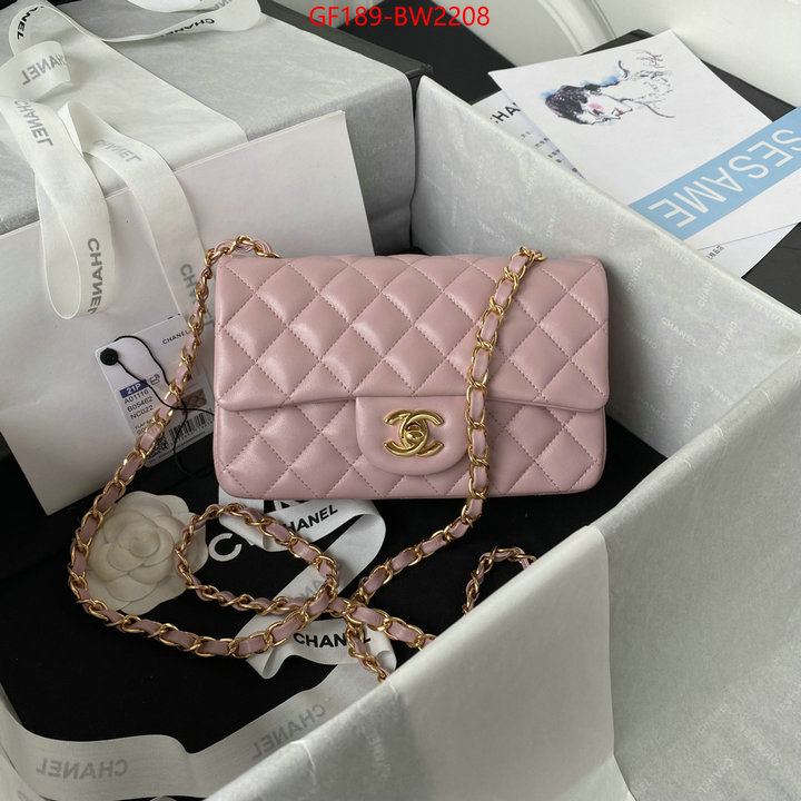 Chanel Bags(TOP)-Diagonal-,ID: BW2208,$: 189USD