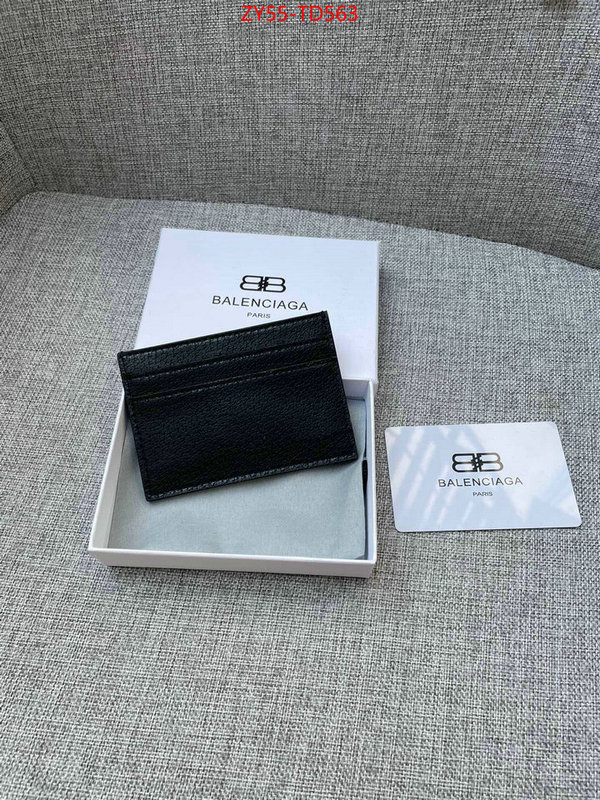 Balenciaga Bags(4A)-Wallet,replica for cheap ,ID: TD563,$: 55USD