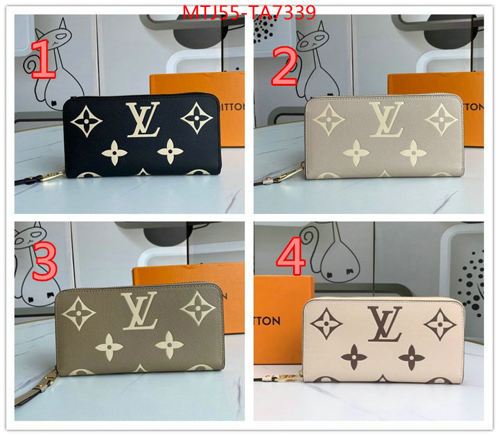 LV Bags(4A)-Wallet,ID: TA7339,$: 55USD