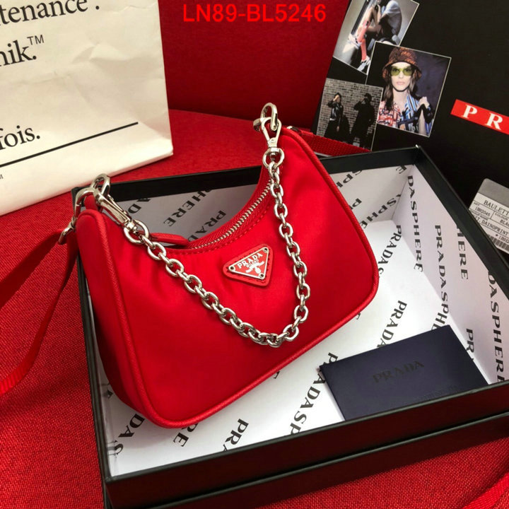 Prada Bags(4A)-Re-Edition 2000,buy first copy replica ,ID: BL5246,$: 89USD