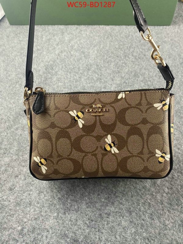 Coach Bags(4A)-Handbag-,quality aaaaa replica ,ID: BD1287,$: 59USD