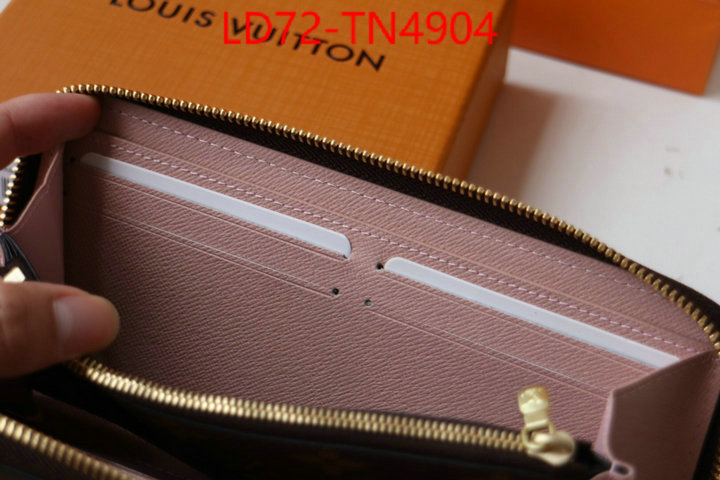 LV Bags(TOP)-Wallet,ID: TN4904,$: 72USD