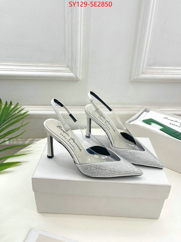 Women Shoes-Sergio Rossi,top sale ,luxury fashion replica designers , ID: SE2850,$: 129USD