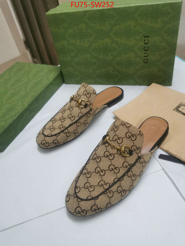Women Shoes-Gucci,mirror quality , ID: SW252,$: 75USD