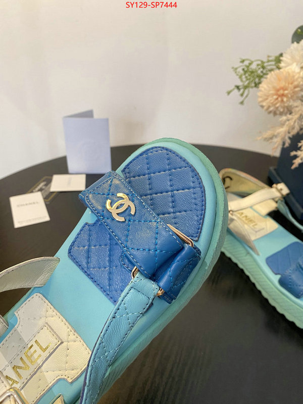 Women Shoes-Chanel,find replica , ID: SP7444,$: 129USD