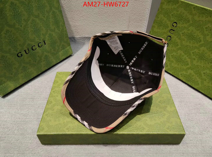 Cap (Hat)-Burberry,china sale , ID: HW6727,$: 27USD