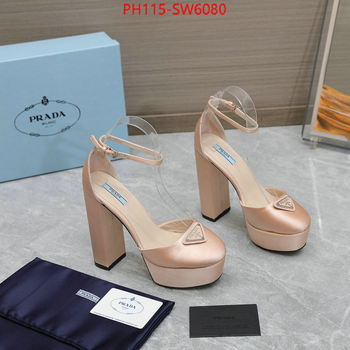 Women Shoes-Prada,highest quality replica , ID: SW6080,$: 115USD