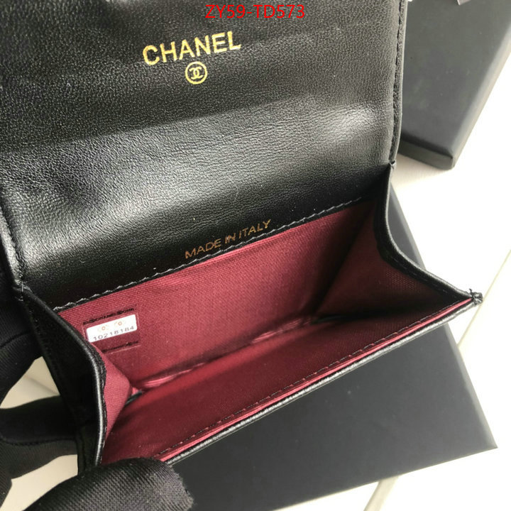 Chanel Bags(4A)-Wallet-,ID: TD573,$: 59USD