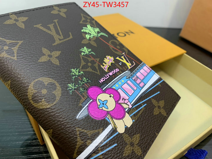 LV Bags(4A)-Wallet,high quality replica ,ID: TW3457,$: 45USD