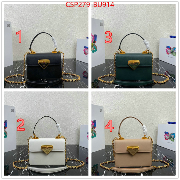 Prada Bags(TOP)-Diagonal-,ID: BU914,$: 279USD