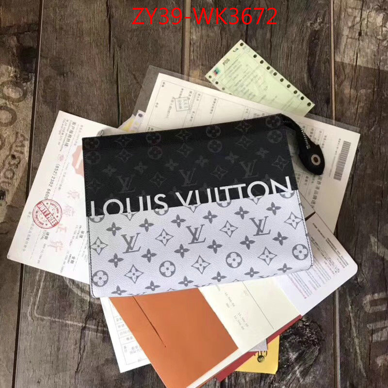 LV Bags(4A)-Wallet,ID: WK3672,$:39USD