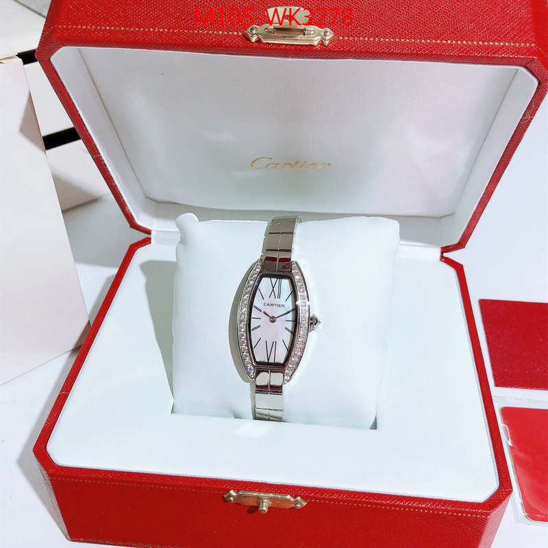 Watch(4A)-Cartier,highest quality replica , ID: WK3278,$:105USD