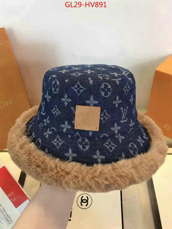 Cap (Hat)-LV,the best designer , ID: HV891,$: 29USD