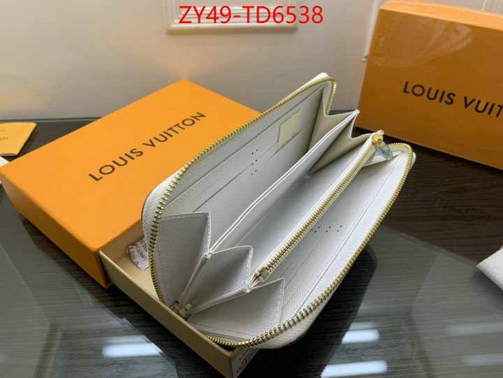 LV Bags(4A)-Wallet,designer 1:1 replica ,ID: TD6538,$: 49USD