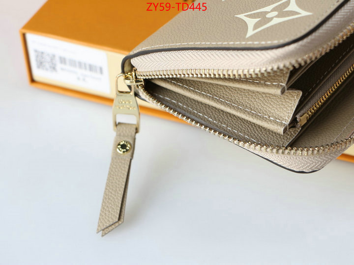 LV Bags(4A)-Wallet,ID: TD445,$: 59USD