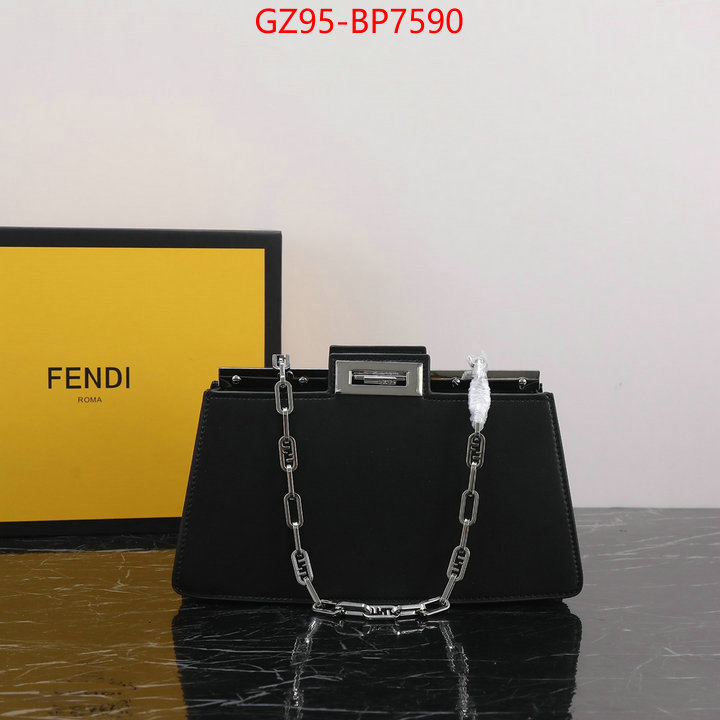 Fendi Bags(4A)-Handbag-,1:1 replica ,ID: BP7590,$: 95USD