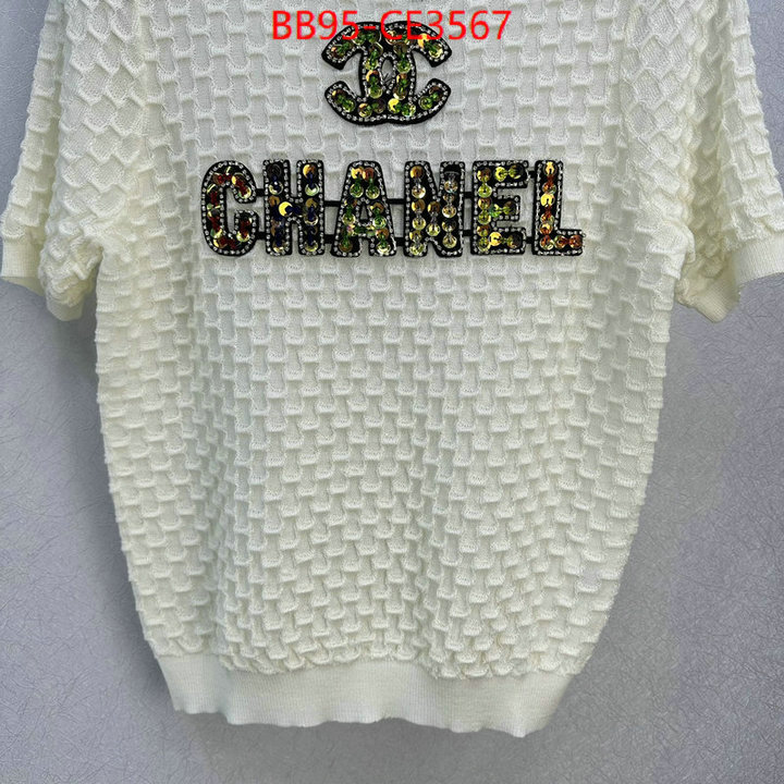 Clothing-Chanel,2023 perfect replica designer ,ID: CE3567,$: 95USD