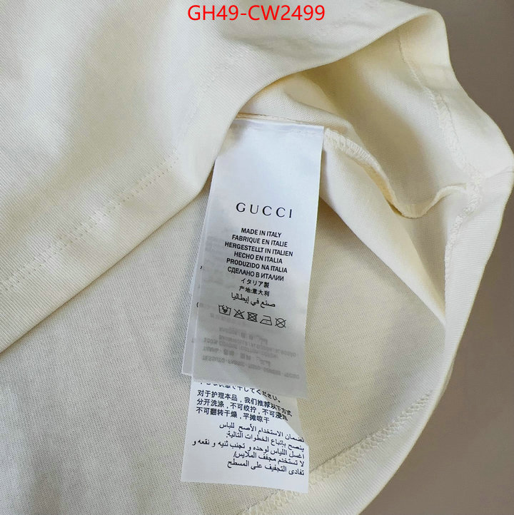 Clothing-Gucci,what are the best replica , ID: CW2499,$: 49USD