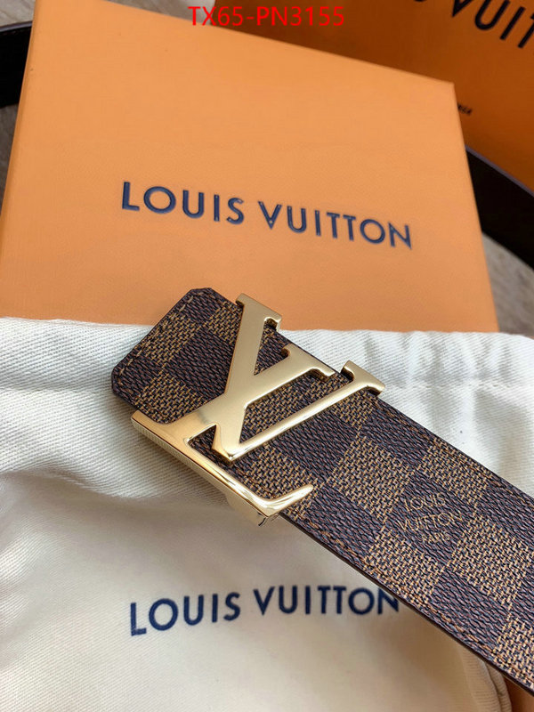 Belts-LV,shop the best high authentic quality replica , ID: PN3155,$: 65USD