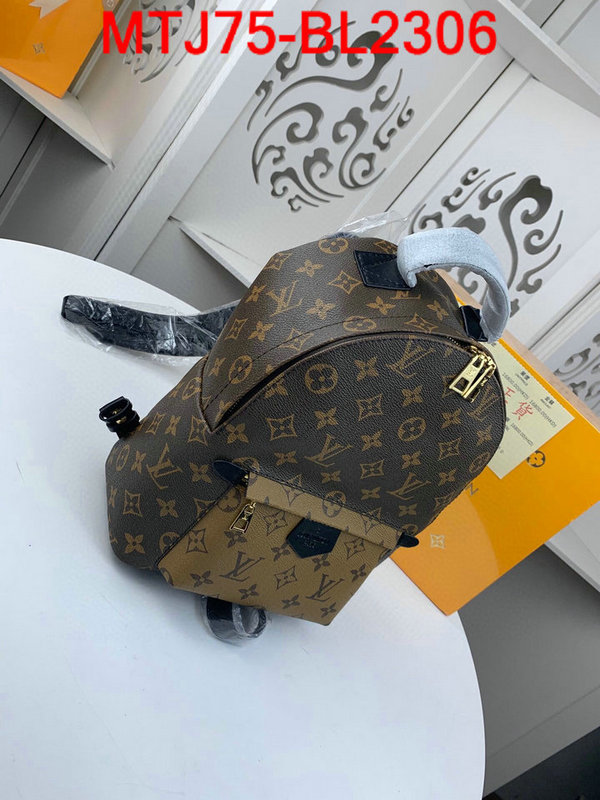 LV Bags(4A)-Backpack-,ID：BL2306,$:75USD