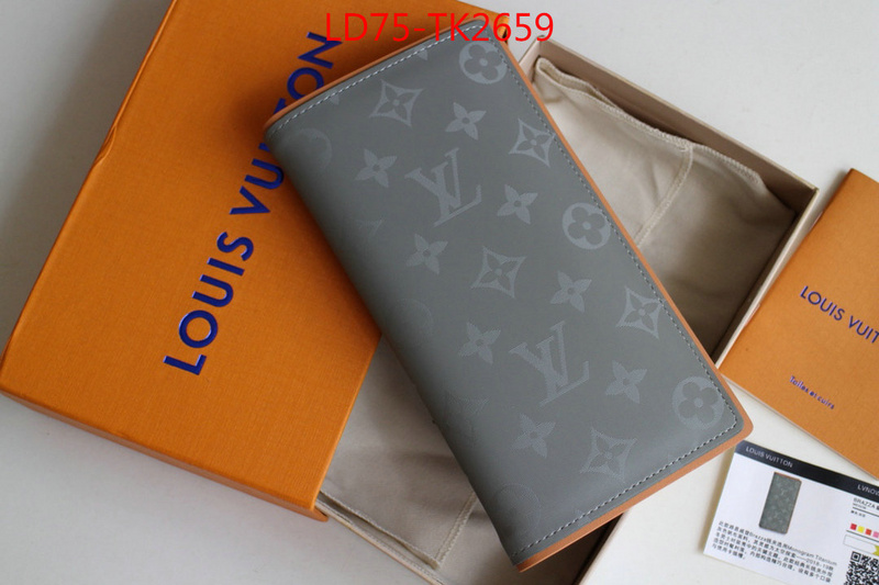 LV Bags(TOP)-Wallet,ID: TK2659,$:75USD