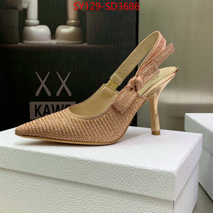 Women Shoes-Dior,buy 2023 replica , ID: SD3686,$: 129USD