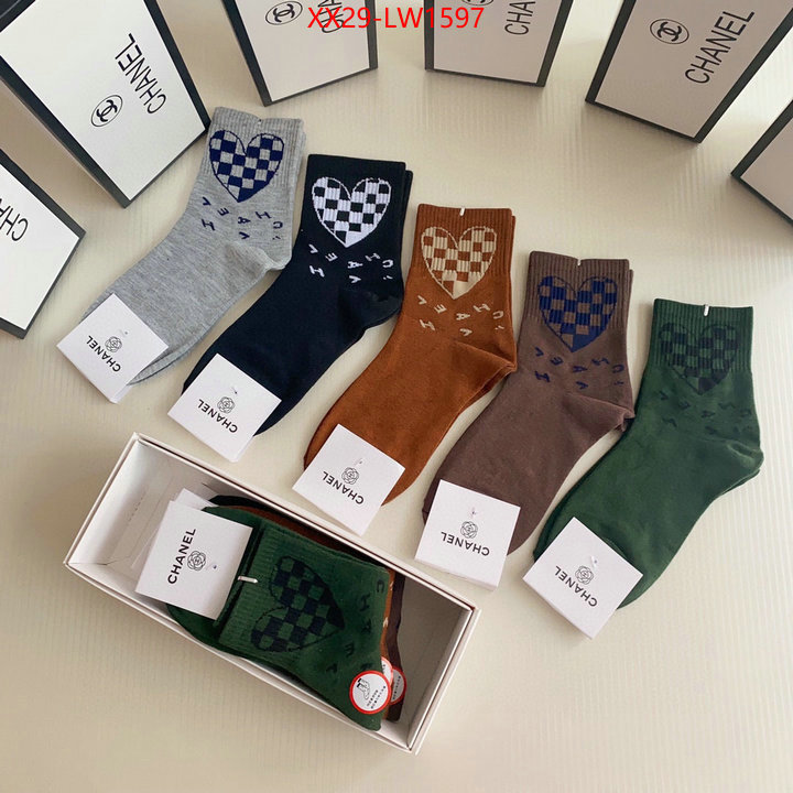 Sock-Chanel,where to find best , ID: LW1597,$: 29USD