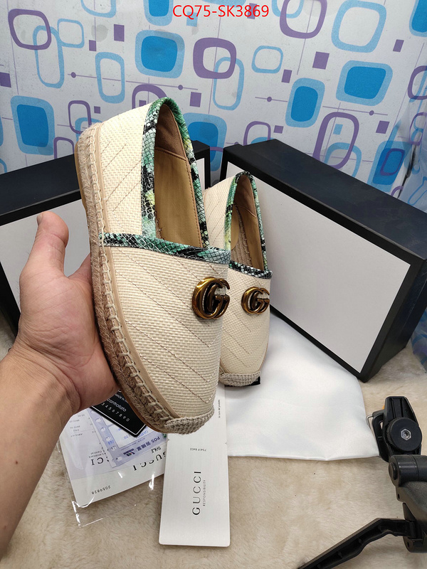 Women Shoes-Gucci,aaaaa class replica , ID: SK3869,$: 75USD