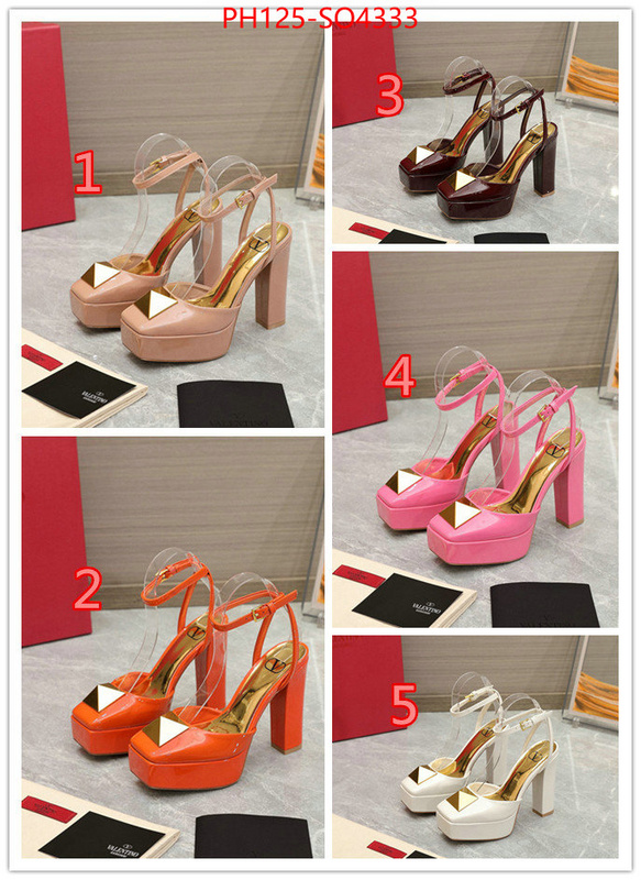 Women Shoes-Valentino,what's the best to buy replica , ID: SO4333,$: 125USD