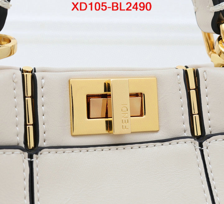 Fendi Bags(4A)-Peekaboo,high quality designer replica ,ID: BL2490,$: 105USD