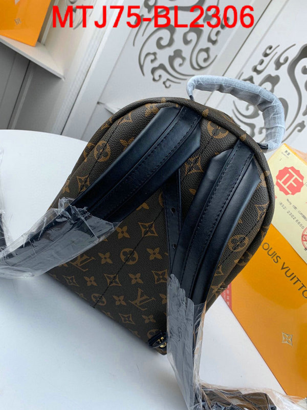 LV Bags(4A)-Backpack-,ID：BL2306,$:75USD