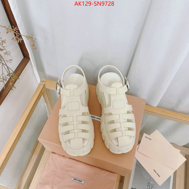 Women Shoes-Miu Miu,mirror quality , ID: SN9728,$: 129USD