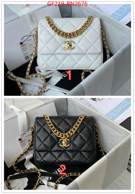 Chanel Bags(TOP)-Diagonal-,ID: BN2676,$: 219USD