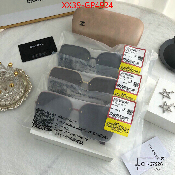 Glasses-Chanel,top perfect fake , ID: GP4924,$: 39USD