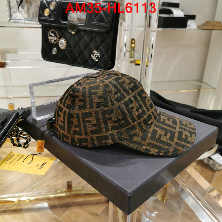 Cap (Hat)-Fendi,7 star replica , ID: HL6113,$: 35USD