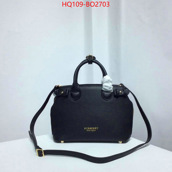 Burberry Bags(4A)-Handbag,replica shop ,ID: BO2703,$: 109USD