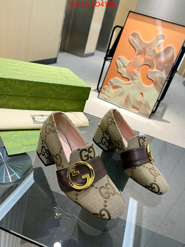 Women Shoes-Gucci,shop cheap high quality 1:1 replica , ID: SO4199,$: 115USD