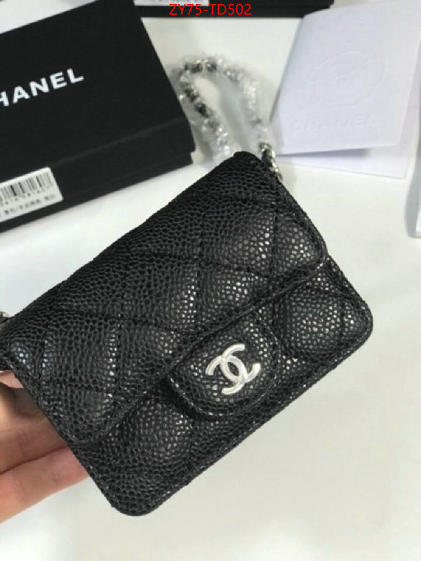 Chanel Bags(4A)-Wallet-,ID: TD502,$: 75USD