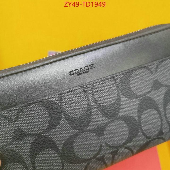 Coach Bags(4A)-Wallet,designer replica ,ID: TD1949,$: 49USD