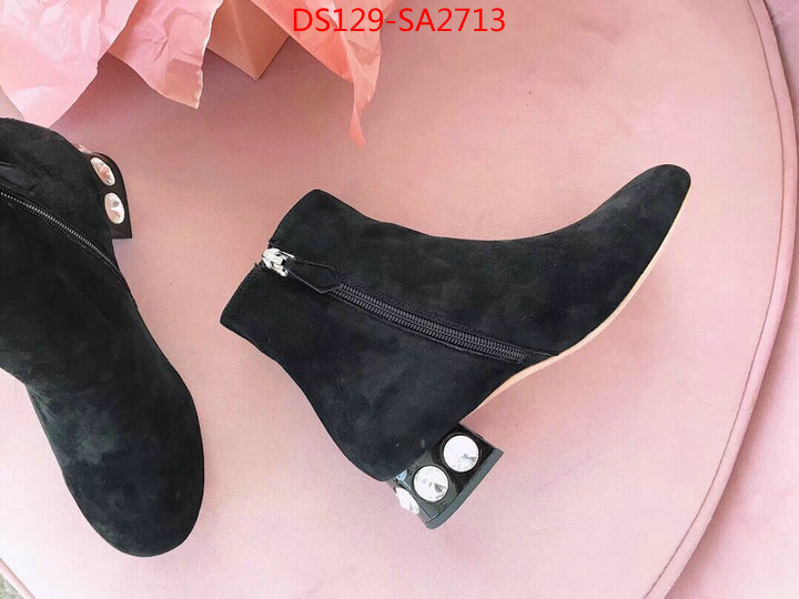 Women Shoes-Miu Miu,replica 1:1 high quality ,for sale online , ID:SA2713,$: 129USD