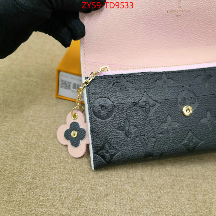 LV Bags(4A)-Wallet,online ,ID: TD9533,$: 59USD