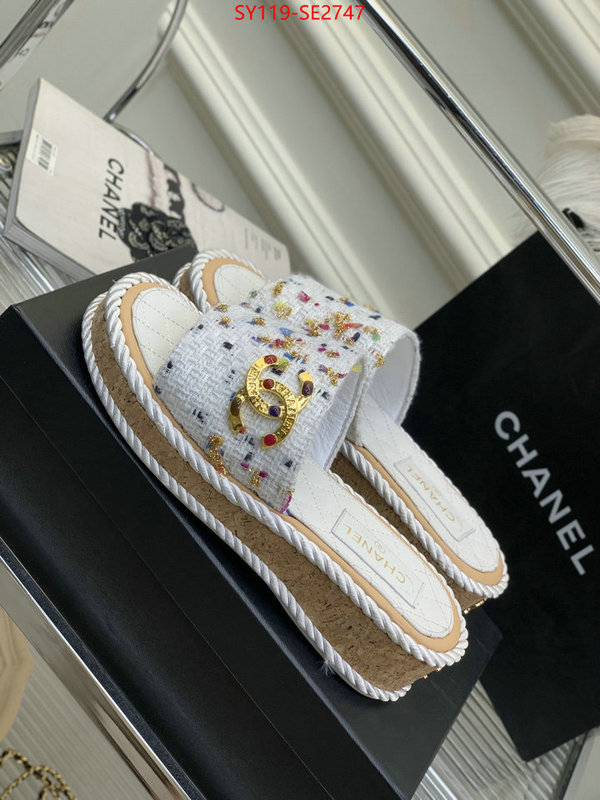 Women Shoes-Chanel,mirror quality , ID: SE2747,$: 119USD