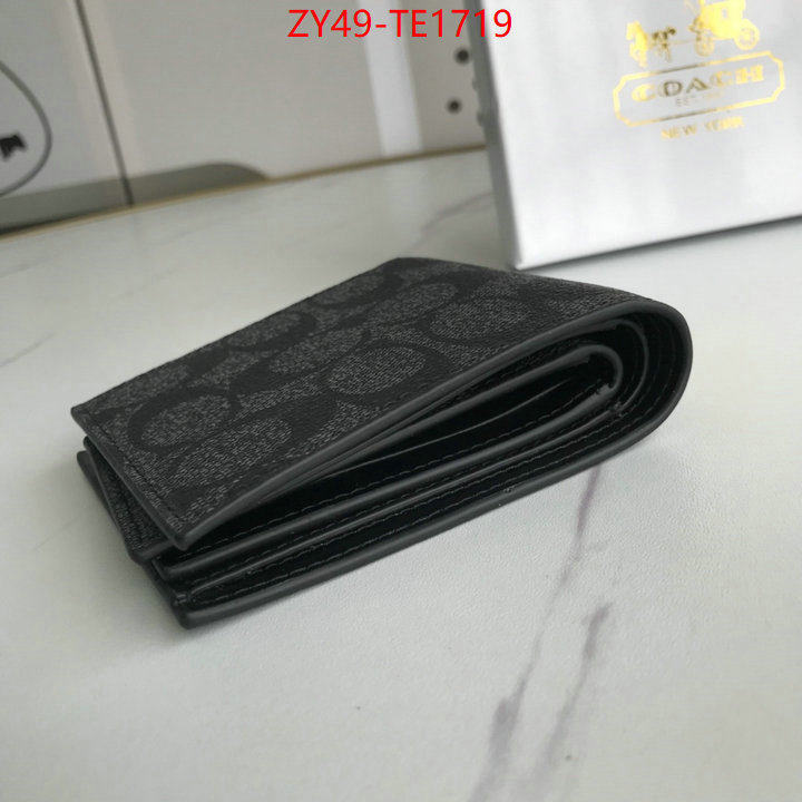 Coach Bags(4A)-Wallet,2023 luxury replicas ,ID: TE1719,$: 49USD