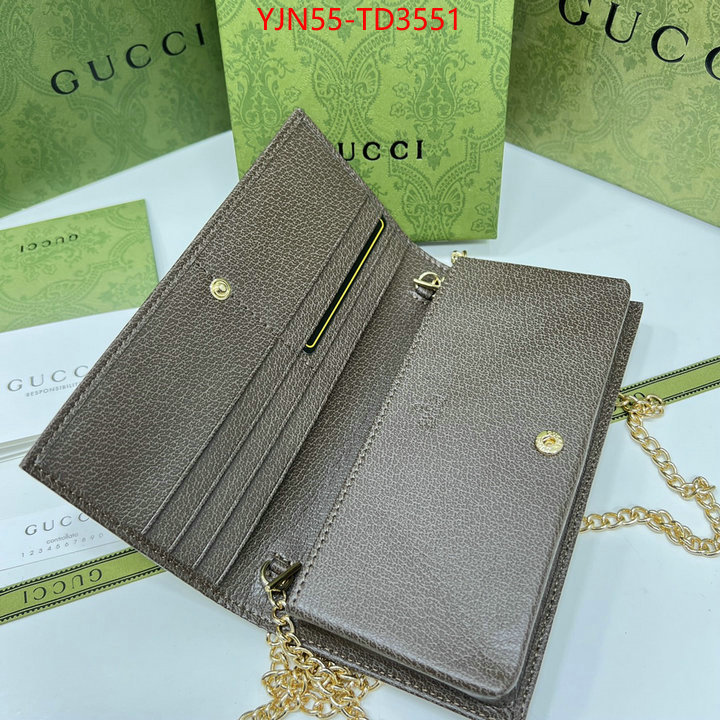 Gucci Bags(4A)-Wallet-,buying replica ,ID: TD3551,$: 55USD