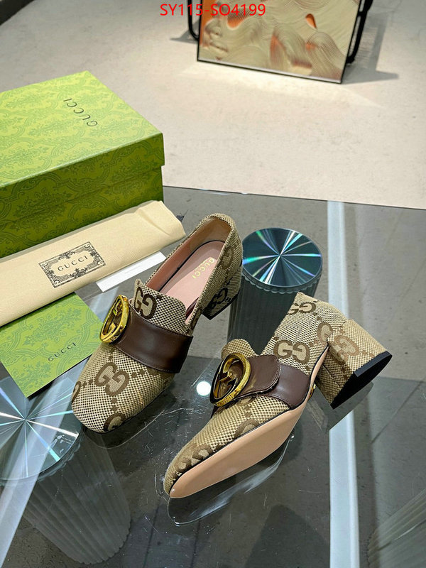 Women Shoes-Gucci,shop cheap high quality 1:1 replica , ID: SO4199,$: 115USD