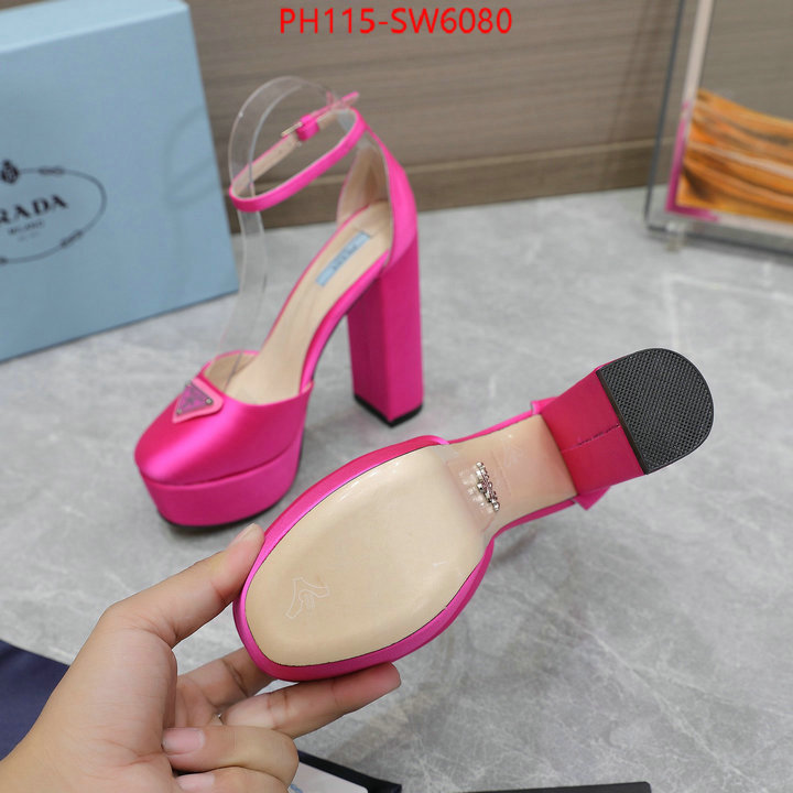 Women Shoes-Prada,highest quality replica , ID: SW6080,$: 115USD