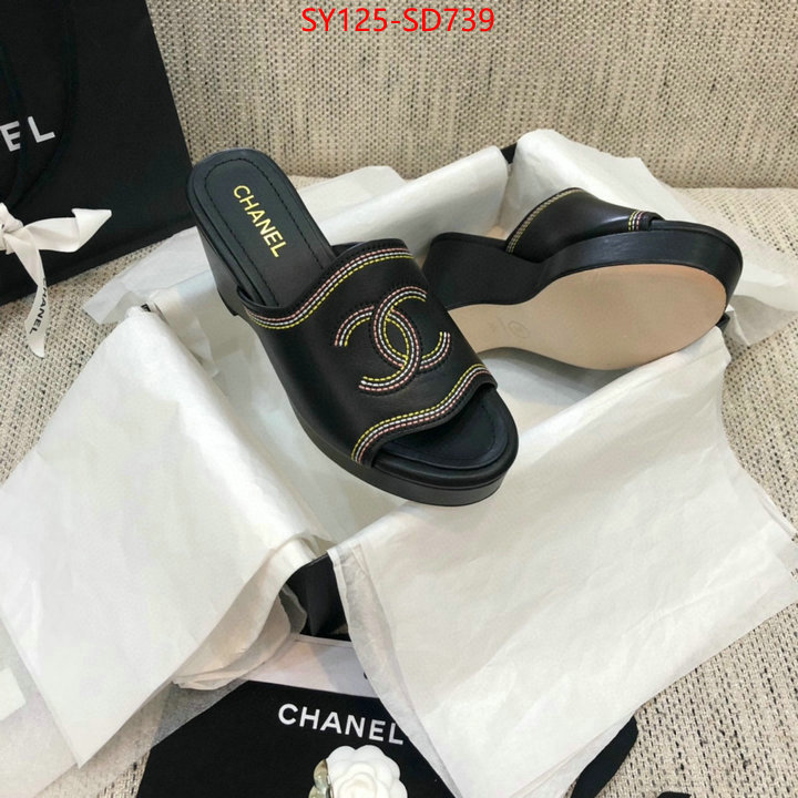 Women Shoes-Chanel,high quality replica designer , ID: SD739,$: 125USD