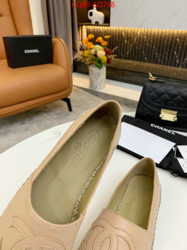 Women Shoes-Chanel,the best quality replica , ID: SO798,$: 89USD